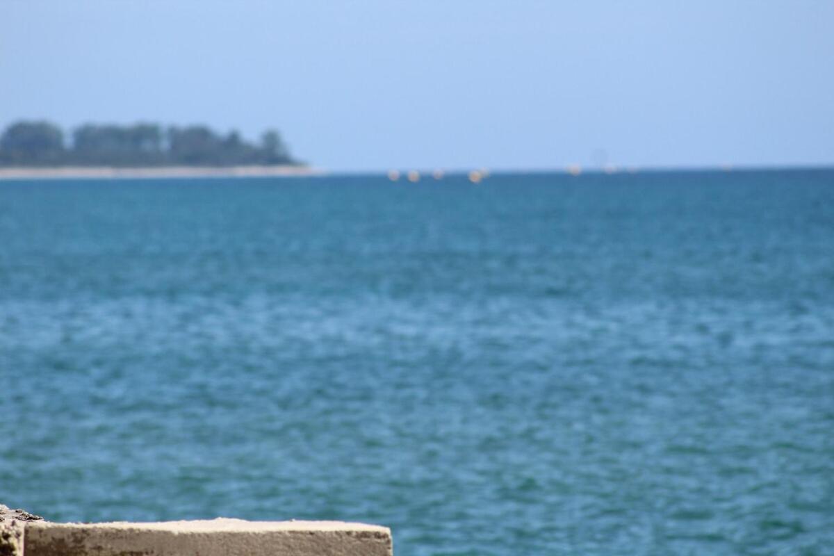 Bord de mer, pieds dans l'eau, vue panoramique Villa San-Nicolao Buitenkant foto