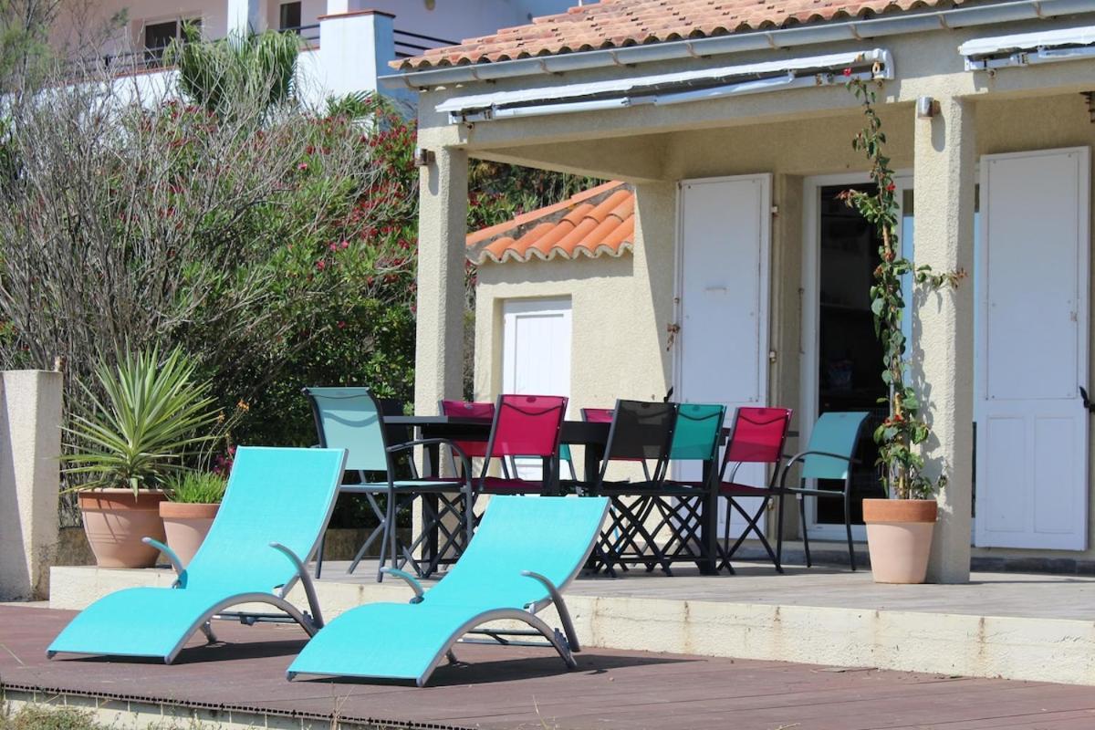 Bord de mer, pieds dans l'eau, vue panoramique Villa San-Nicolao Buitenkant foto